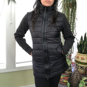 Lightweight zip hip length sweatshirt